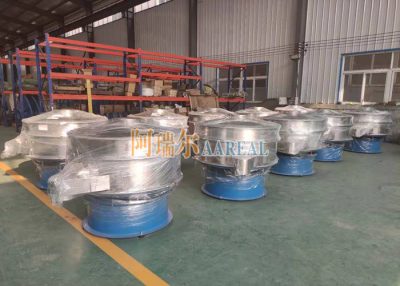 Diameter 1200mm Stainless Steel Rotary Vibrating Screen for Iron Oxide Pigment