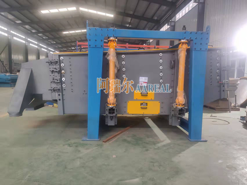 gyratory screen machine for high titanium slag