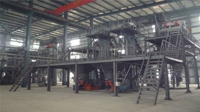 Metal silicon powder crushing and screening production line (1)