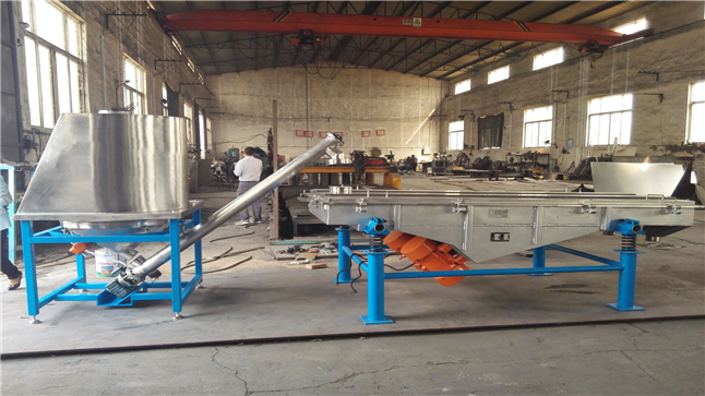 feeding and screening production line