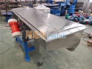 stainless steel food grade linear vibrating screen