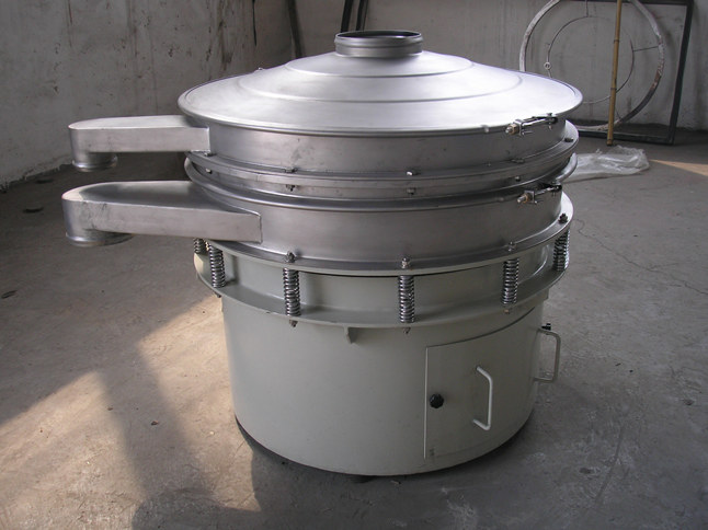 food grade high efficiency powerful rotary vibrating screen for sieving wheat flour