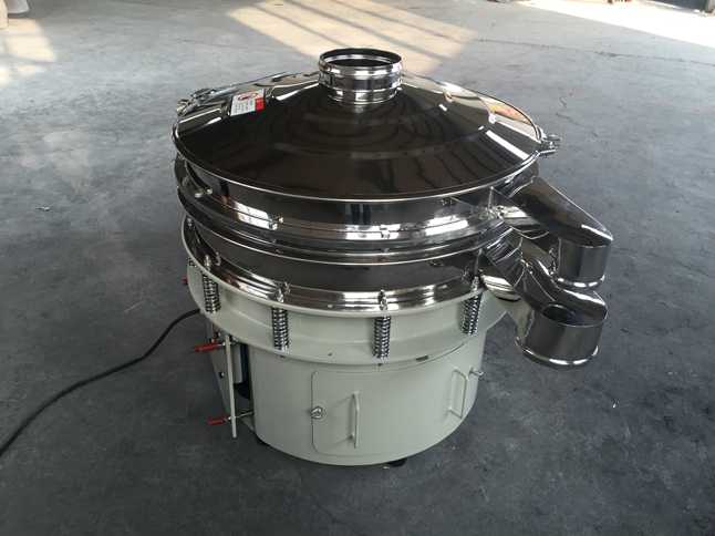 food grade high efficiency powerful rotary vibrating screen for sieving wheat flour